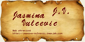 Jasmina Vulčević vizit kartica